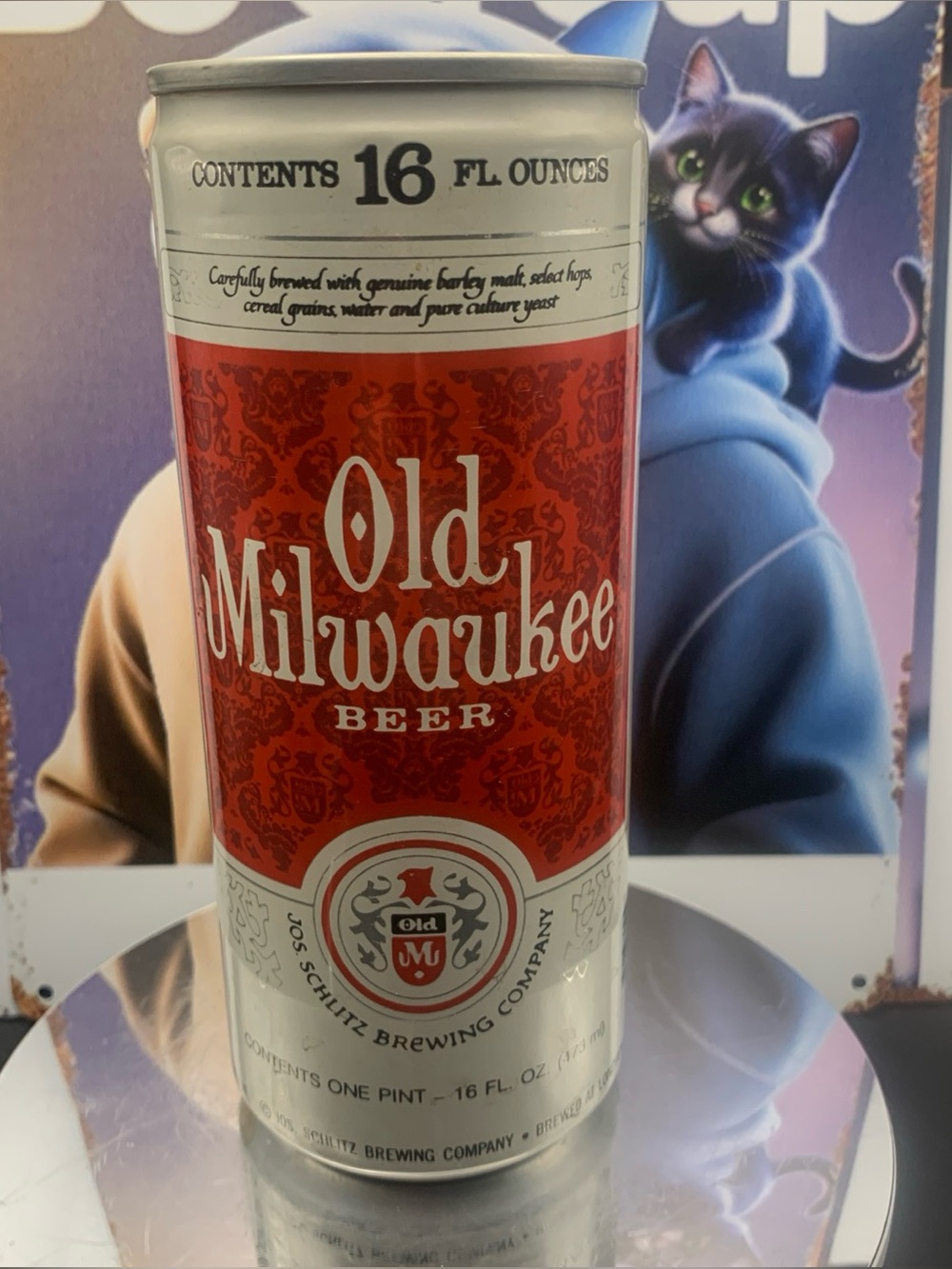 Vintage Beer Can Old Milwaukee Beer 16 Ounce Empty Aluminum Can